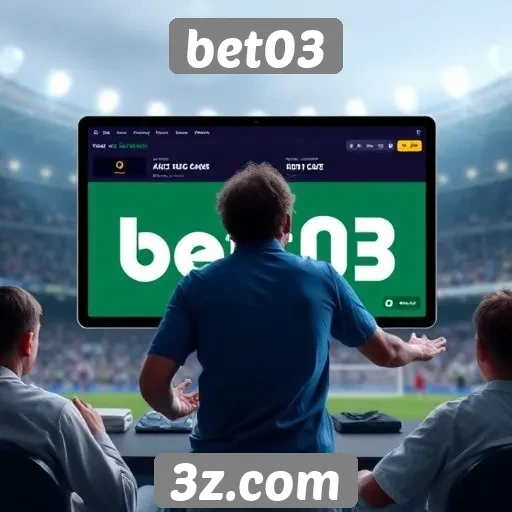 Análise das funcionalidades oferecidas pelo site bet03